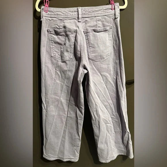 Universal Thread Sailor Wide Leg Lavender Denim Jeans Size 6 - Picture 4 of 4